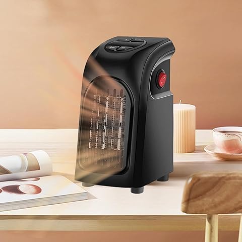 Wall-Mounted Electric Convector Heater – Silent Infrared Fan Stove for Bathroom, Bedroom & Greenhouse | Energy-Saving Small Indoor Room Heater 400W